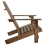Silla Adirondack de jardín 2 plazas madera maciza abeto marrón de vidaXL, Sillas de jardín - Ref: Foro24-315901, Precio: 131,...