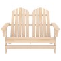 Silla Adirondack de jardín 2 plazas madera maciza de abeto de vidaXL, Sillas de jardín - Ref: Foro24-315902, Precio: 120,00 €...