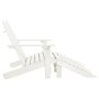 Silla Adirondack de jardín 2 plazas madera maciza abeto blanco de vidaXL, Sillas de jardín - Ref: Foro24-315909, Precio: 132,...