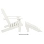 Silla Adirondack de jardín 2 plazas madera maciza abeto blanco de vidaXL, Sillas de jardín - Ref: Foro24-315909, Precio: 132,...