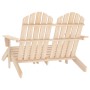 Silla Adirondack de jardín 2 plazas madera de abeto de vidaXL, Sillas de jardín - Ref: Foro24-315912, Precio: 124,18 €, Descu...