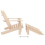 Silla Adirondack de jardín 2 plazas madera de abeto de vidaXL, Sillas de jardín - Ref: Foro24-315912, Precio: 124,18 €, Descu...