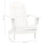 Silla con otomana y mesa jardín Adirondack macizo abeto blanco de vidaXL, Conjuntos de jardín - Ref: Foro24-315919, Precio: 7...