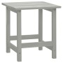 Silla con otomana y mesa jardín Adirondack abeto macizo gris de vidaXL, Conjuntos de jardín - Ref: Foro24-315920, Precio: 79,...