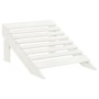 Silla con otomana y mesa jardín Adirondack macizo abeto blanco de vidaXL, Conjuntos de jardín - Ref: Foro24-315929, Precio: 9...