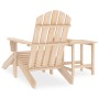Silla Adirondack de jardín con otomana y mesa macizo abeto rosa de vidaXL, Conjuntos de jardín - Ref: Foro24-315932, Precio: ...