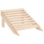Silla Adirondack de jardín con otomana y mesa macizo abeto rosa de vidaXL, Conjuntos de jardín - Ref: Foro24-315932, Precio: ...