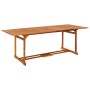 Mesa de comedor jardín 220x90x75 cm madera maciza de acacia de vidaXL, Mesas de jardín - Ref: Foro24-315946, Precio: 268,08 €...
