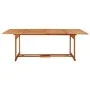 Mesa de comedor jardín 220x90x75 cm madera maciza de acacia de vidaXL, Mesas de jardín - Ref: Foro24-315946, Precio: 262,34 €...