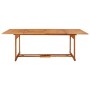 Mesa de comedor jardín 220x90x75 cm madera maciza de acacia de vidaXL, Mesas de jardín - Ref: Foro24-315946, Precio: 268,08 €...