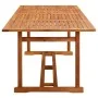 Mesa de comedor jardín 220x90x75 cm madera maciza de acacia de vidaXL, Mesas de jardín - Ref: Foro24-315946, Precio: 262,34 €...