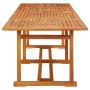 Mesa de comedor jardín 280x90x75 cm madera maciza de acacia de vidaXL, Mesas de jardín - Ref: Foro24-315947, Precio: 350,73 €...