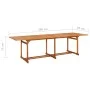 Mesa de comedor jardín 280x90x75 cm madera maciza de acacia de vidaXL, Mesas de jardín - Ref: Foro24-315947, Precio: 342,79 €...