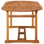 Mesa de comedor jardín 180x90x75 cm madera maciza de acacia de vidaXL, Mesas de jardín - Ref: Foro24-315948, Precio: 249,42 €...