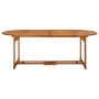 Mesa de comedor jardín 220x90x75 cm madera maciza de acacia de vidaXL, Mesas de jardín - Ref: Foro24-315949, Precio: 248,73 €...