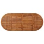 Mesa de comedor jardín 220x90x75 cm madera maciza de acacia de vidaXL, Mesas de jardín - Ref: Foro24-315949, Precio: 248,73 €...
