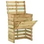 Compostador de láminas madera de pino impregnada 80x50x100 cm de vidaXL, Compostadores - Ref: Foro24-316062, Precio: 70,06 €,...
