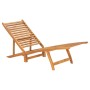Tumbona de madera maciza de teca de vidaXL, Tumbonas - Ref: Foro24-316151, Precio: 104,58 €, Descuento: %