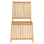 Tumbona de madera maciza de teca de vidaXL, Tumbonas - Ref: Foro24-316152, Precio: 92,90 €, Descuento: %