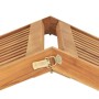 Tumbona de madera maciza de teca de vidaXL, Tumbonas - Ref: Foro24-316152, Precio: 92,90 €, Descuento: %
