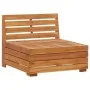 Sofá de jardín de 2 plazas con cojines madera maciza de acacia de vidaXL, Sofás modulares de exterior - Ref: Foro24-316247, P...