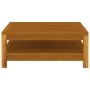 3-teilige Gartenmöbel mit dunkelgrauen Akazienholzkissen von vidaXL, Modulare Sofas für den Außenbereich - Ref: Foro24-316280...