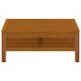 Muebles de jardín 3 pzas cojines blanco crema madera de acacia de vidaXL, Sofás modulares de exterior - Ref: Foro24-316281, P...