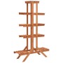 Soporte para plantas de madera maciza de abeto 83x25x132 cm de vidaXL, Soportes para macetas - Ref: Foro24-316390, Precio: 54...