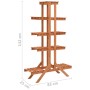 Soporte para plantas de madera maciza de abeto 83x25x132 cm de vidaXL, Soportes para macetas - Ref: Foro24-316390, Precio: 54...