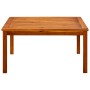 Mesa de centro de jardín madera maciza de acacia 85x85x45 cm de vidaXL, Mesas de jardín - Ref: Foro24-316396, Precio: 113,21 ...
