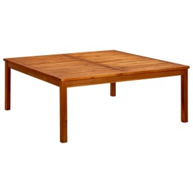 Mesa de centro de jardín madera maciza de acacia 110x110x45 cm de vidaXL, Mesas de jardín - Ref: Foro24-316397, Precio: 153,1...