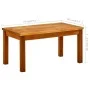 Mesa de centro de jardín madera maciza de acacia 70x40x36 cm de vidaXL, Mesas de jardín - Ref: Foro24-316399, Precio: 90,46 €...