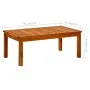Garden coffee table solid acacia wood 90x50x36 cm by vidaXL, Garden tables - Ref: Foro24-316400, Price: 90,86 €, Discount: %