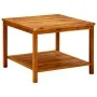 Mesa de centro de madera maciza de acacia 60x60x45 cm de vidaXL, Mesas de centro - Ref: Foro24-316403, Precio: 63,85 €, Descu...