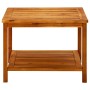 Mesa de centro de madera maciza de acacia 60x60x45 cm de vidaXL, Mesas de centro - Ref: Foro24-316403, Precio: 60,78 €, Descu...
