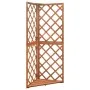 Enrejado de esquina madera maciza de abeto 50x50x145 cm de vidaXL, Pérgolas, arcos y enrejados de jardín - Ref: Foro24-316407...