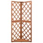 Enrejado de esquina madera maciza de abeto 50x50x145 cm de vidaXL, Pérgolas, arcos y enrejados de jardín - Ref: Foro24-316407...