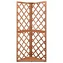 Enrejado de esquina madera maciza de abeto 50x50x145 cm de vidaXL, Pérgolas, arcos y enrejados de jardín - Ref: Foro24-316407...