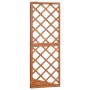 Enrejado de esquina madera maciza de abeto 50x50x145 cm de vidaXL, Pérgolas, arcos y enrejados de jardín - Ref: Foro24-316407...