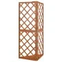 Enrejado de esquina madera maciza de abeto 50x50x145 cm de vidaXL, Pérgolas, arcos y enrejados de jardín - Ref: Foro24-316407...