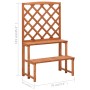 Soporte de plantas y enrejado madera de abeto 70x42x115 cm de vidaXL, Soportes para macetas - Ref: Foro24-316413, Precio: 71,...