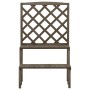 Soporte de plantas y enrejado madera de abeto gris 70x42x115 cm de vidaXL, Soportes para macetas - Ref: Foro24-316414, Precio...
