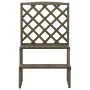Soporte de plantas y enrejado madera de abeto gris 70x42x115 cm de vidaXL, Soportes para macetas - Ref: Foro24-316414, Precio...