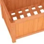 Jardinera enrejada de jardín madera de abeto marrón 70x30x135cm de vidaXL, Maceteros y jardineras - Ref: Foro24-316426, Preci...