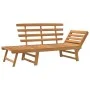 Banco de jardín 2 en 1 190 cm madera maciza acacia de vidaXL, Bancos de jardín - Ref: Foro24-316471, Precio: 167,10 €, Descue...