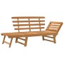 Banco de jardín 2 en 1 190 cm madera maciza acacia de vidaXL, Bancos de jardín - Ref: Foro24-316471, Precio: 169,44 €, Descue...