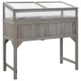 Jardinera elevada con invernadero 110x54x120 cm abeto de vidaXL, Maceteros y jardineras - Ref: Foro24-316472, Precio: 184,75 ...