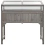 Jardinera elevada con invernadero 110x54x120 cm abeto de vidaXL, Maceteros y jardineras - Ref: Foro24-316472, Precio: 184,75 ...