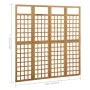 Biombo/Enrejado de 4 paneles madera maciza de abeto 161x180 cm de vidaXL, Divisores de ambientes - Ref: Foro24-316479, Precio...