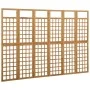 Biombo/Enrejado de 6 paneles madera de abeto 242,5x180 cm de vidaXL, Divisores de ambientes - Ref: Foro24-316481, Precio: 176...